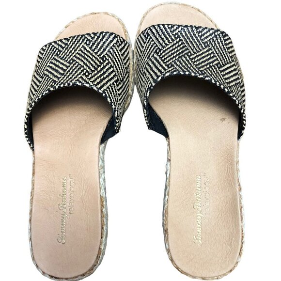 Tommy Bahama Women's Size 8 Inis Espadrille Sandals Lightweight Slides Slip On - Picture 1 of 8